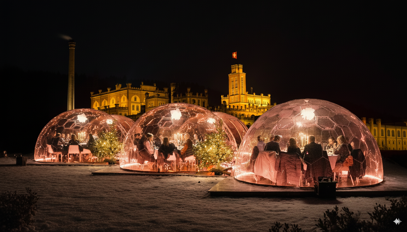 Feldschlösschen Fondue-Iglu