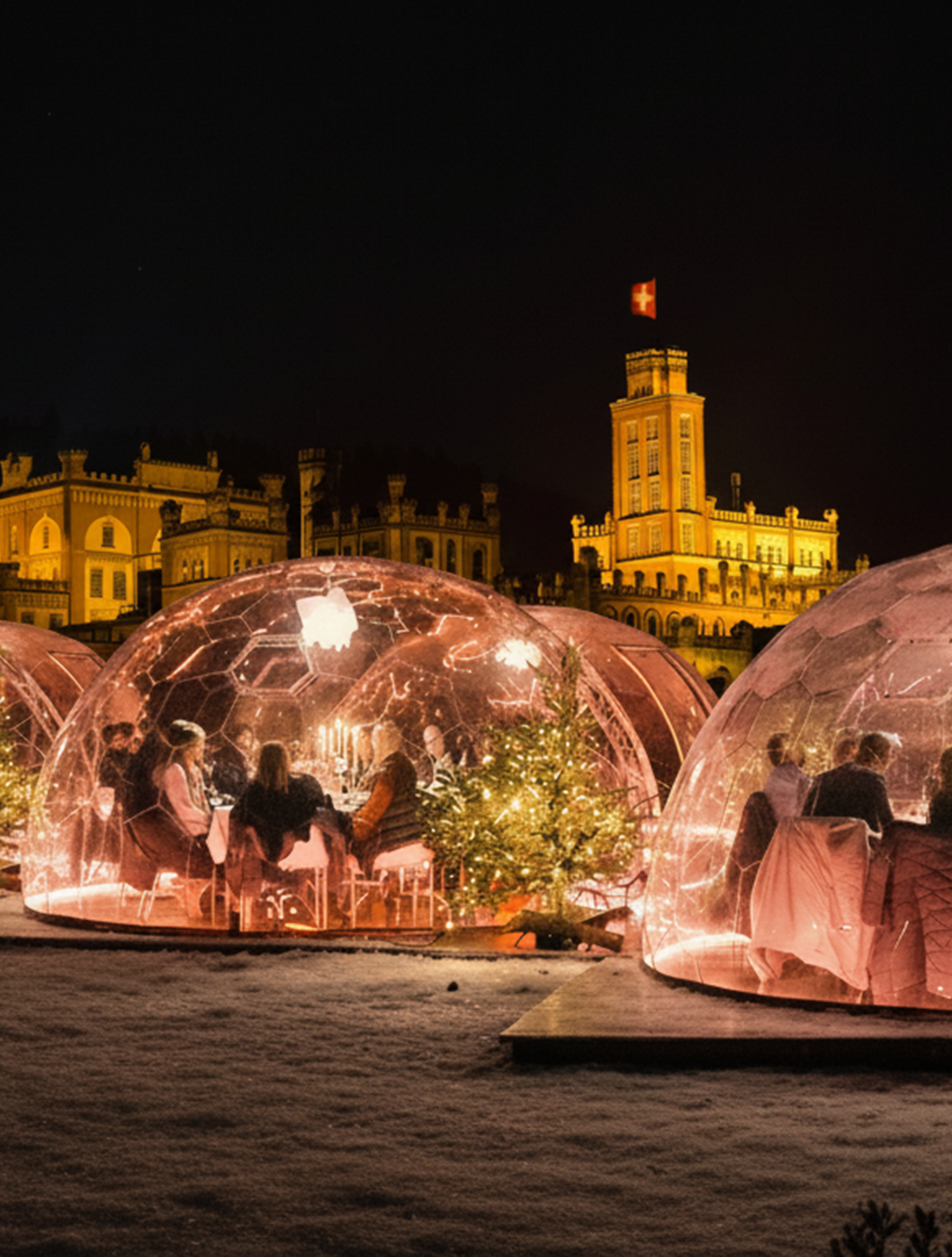 Feldschlösschen Fondue-Iglu
